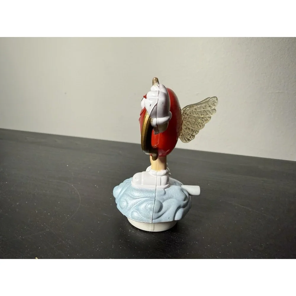 M&M Candy Topper Red Cupid Flapping Wings Bow And Arrow Valentines Day